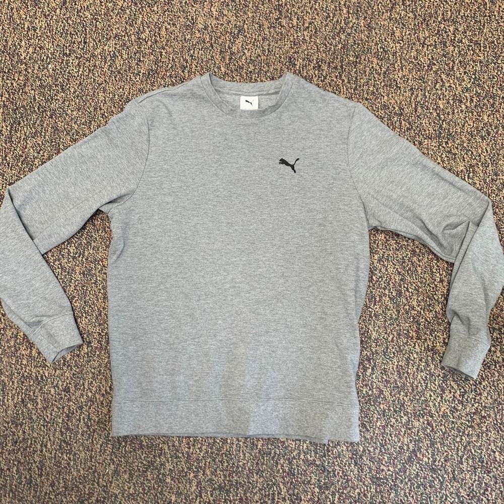 Puma Men's M Crewneck Pullover Ribbed Sweatshirt Athletic Streetwear